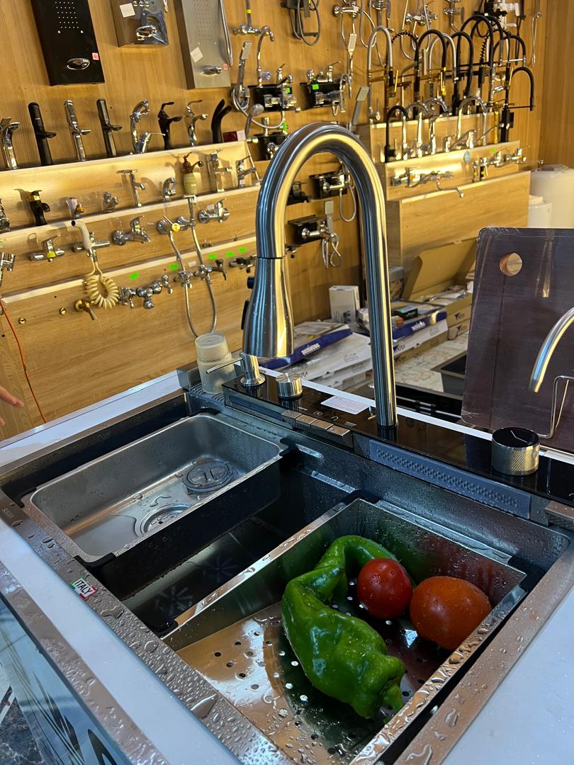 Évier de cuisine inox 05 btn Chromé (sus304)