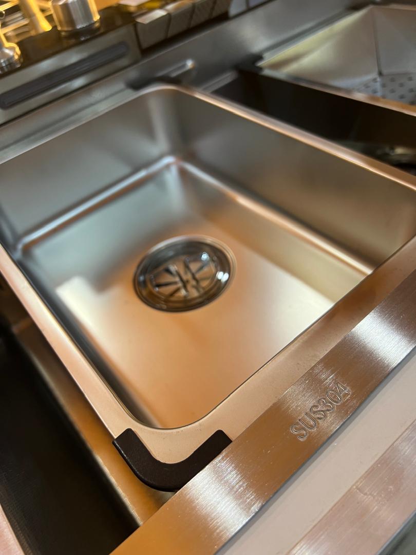 Évier de cuisine inox 05 btn Chromé (sus304)