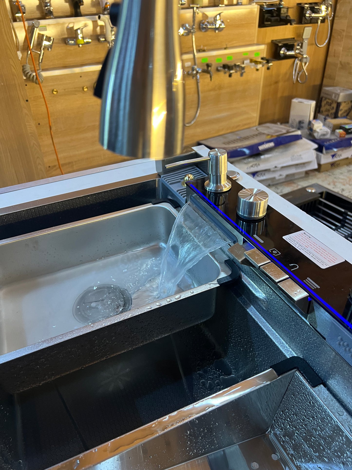 Évier de cuisine inox 05 btn Noir (sus304)