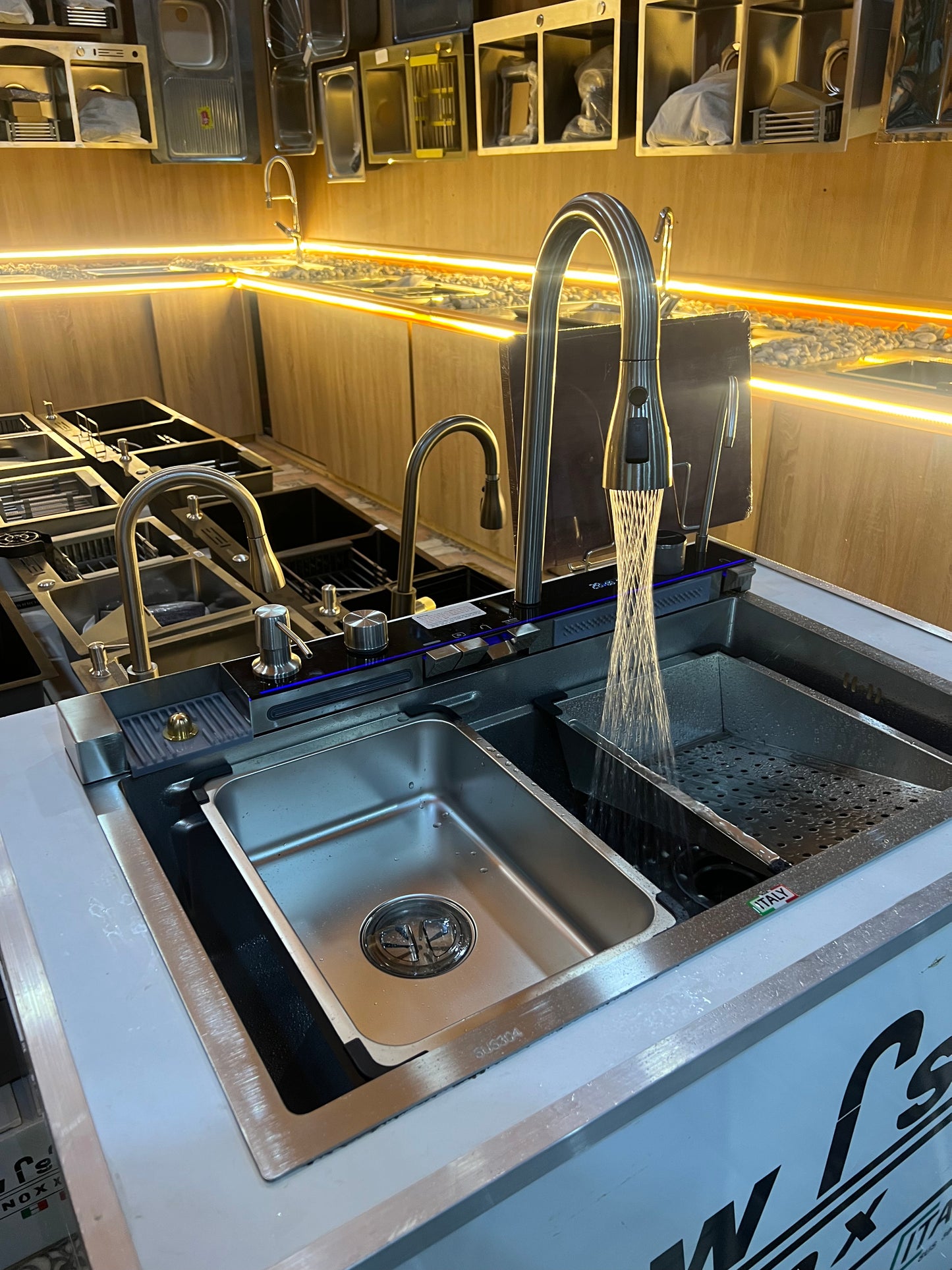 Évier de cuisine inox 05 btn Noir (sus304)