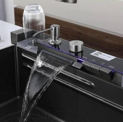 Évier de cuisine inox 05 btn Noir (sus304)