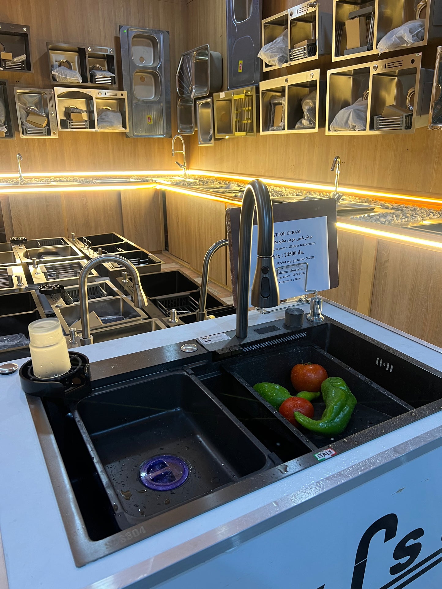 EVIER CUISIN INOX 304