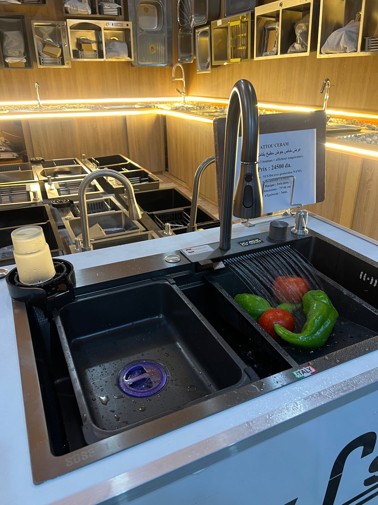 EVIER CUISIN INOX 304