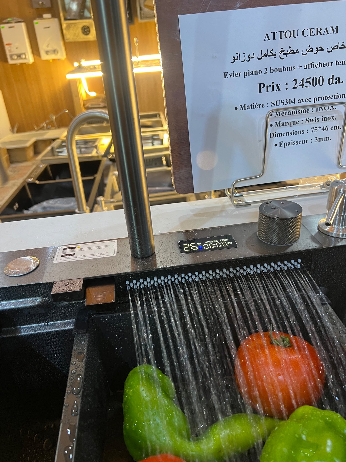 EVIER CUISIN INOX 304