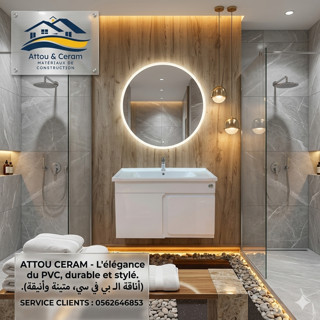 Meuble Salle de Bain 100% PVC.
