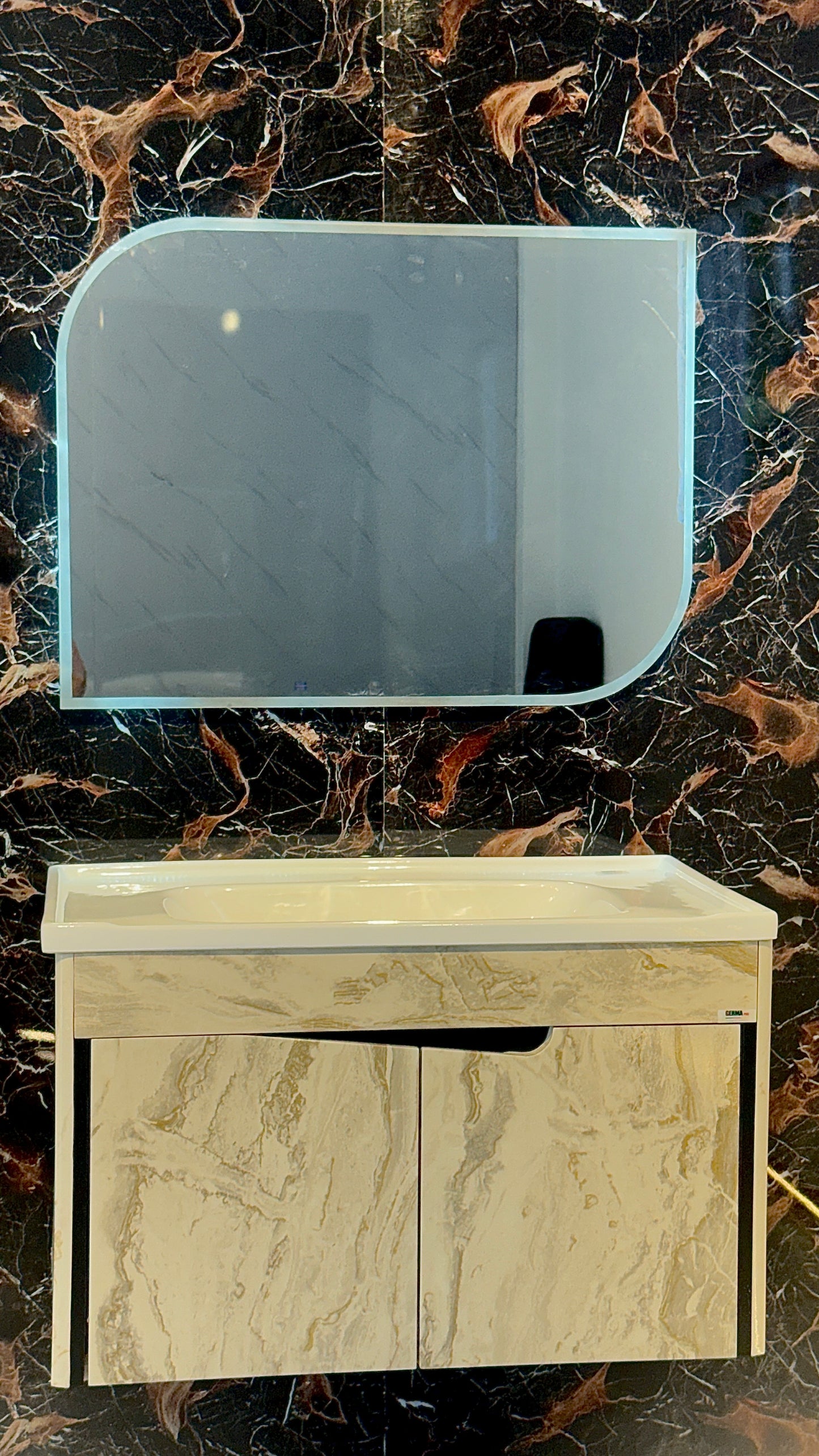 MEUBLE SALLE DE BAIN 100%PVC 18 MM
